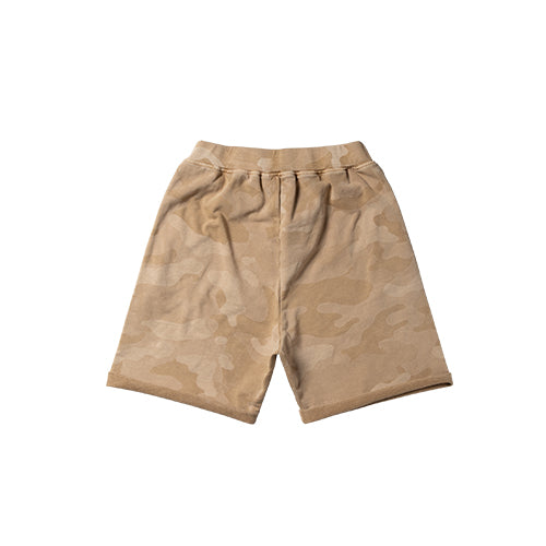 Aged Temple Camo Sweatshort - Desert