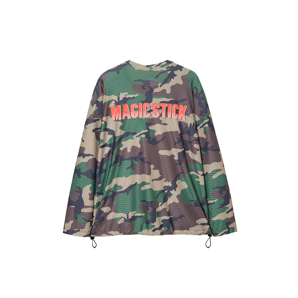 Airflow Camo L/S T-Shirt - Woodland