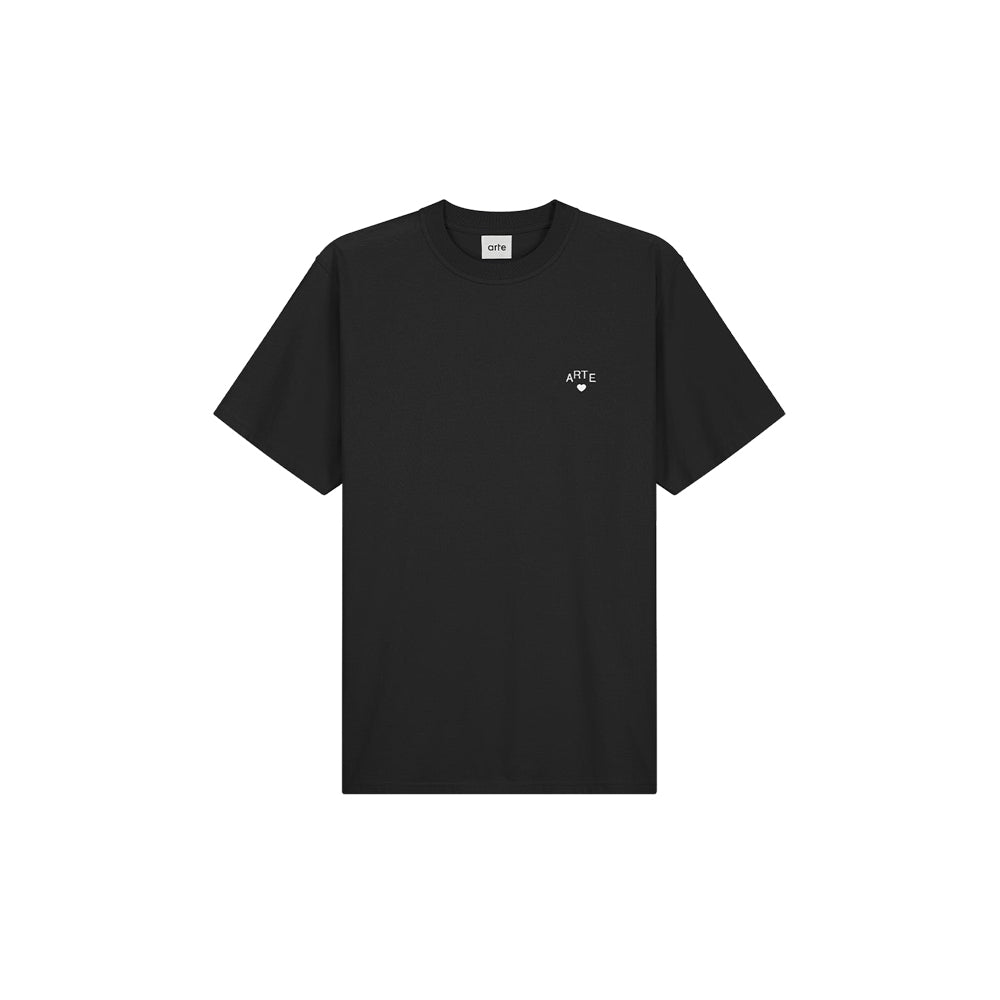 Arte Heart T-Shirt - Black