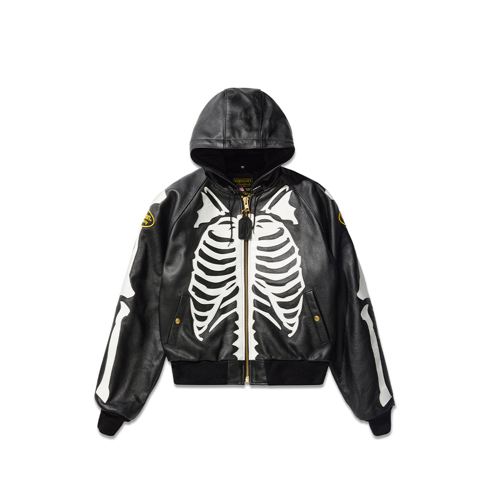Awake NY x Vanson Leather Jacket - Black