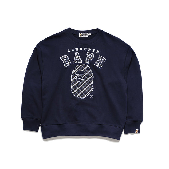 BAPE X CONCEPTS CREWNECK M RELAX (كحلي)