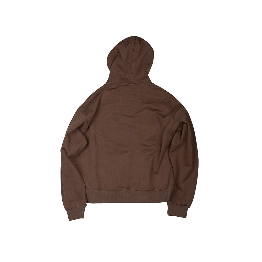 Logo Sweat Hooded (Brown)