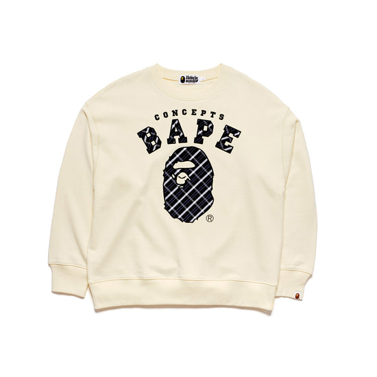 BAPE X CONCEPTS CREWNECK M RELAX (Ivory)