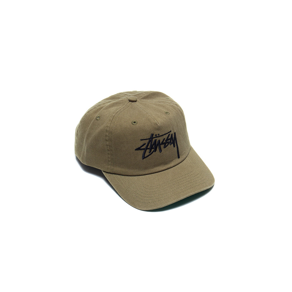 Big Stock Mid Depth Cap (Army Green)