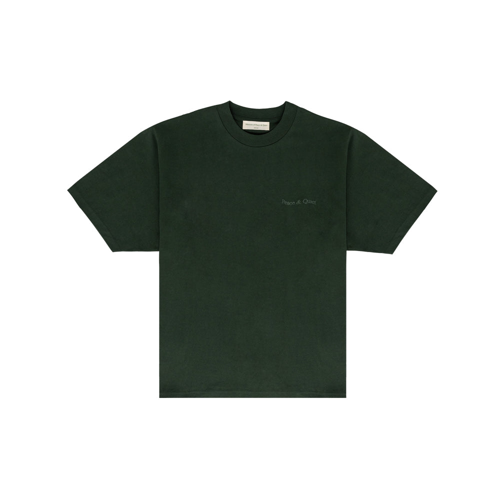 Wordmark Pigment Dyed T-Shirt (Forest)