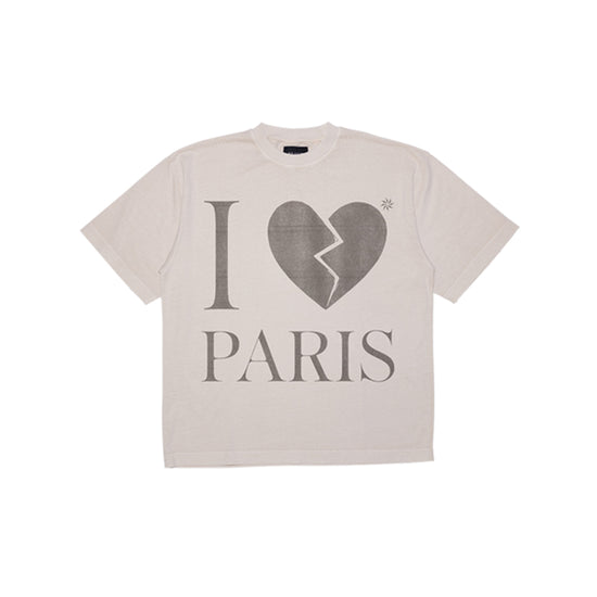 Paris Boxy Tee (Bone)