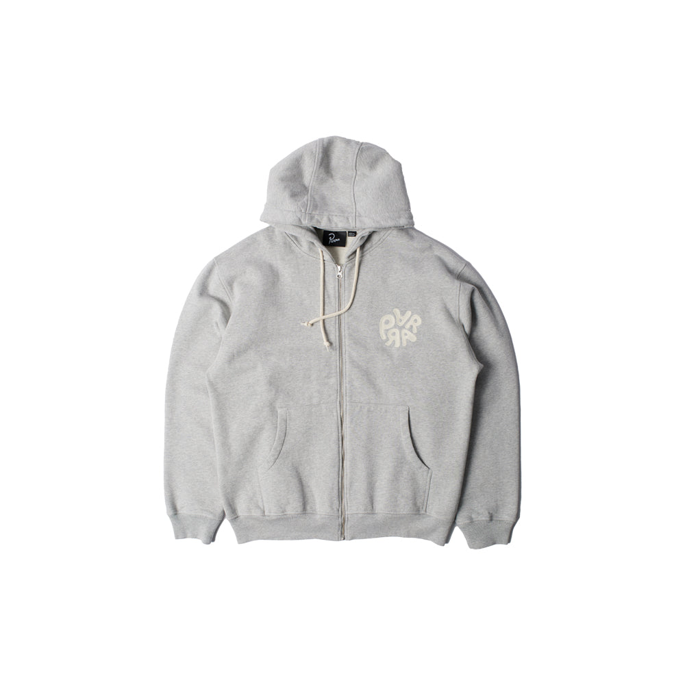 1976 Logo Zip Hooded Sweatshirt (Heather Grey)