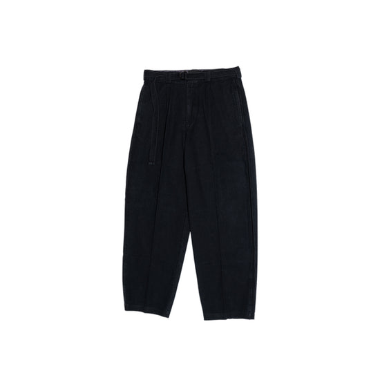 Pleated Work Pant (Jet Black)