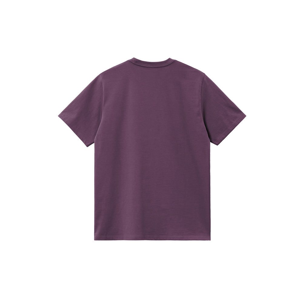 S/S American Script T-Shirt (Huckleberry)