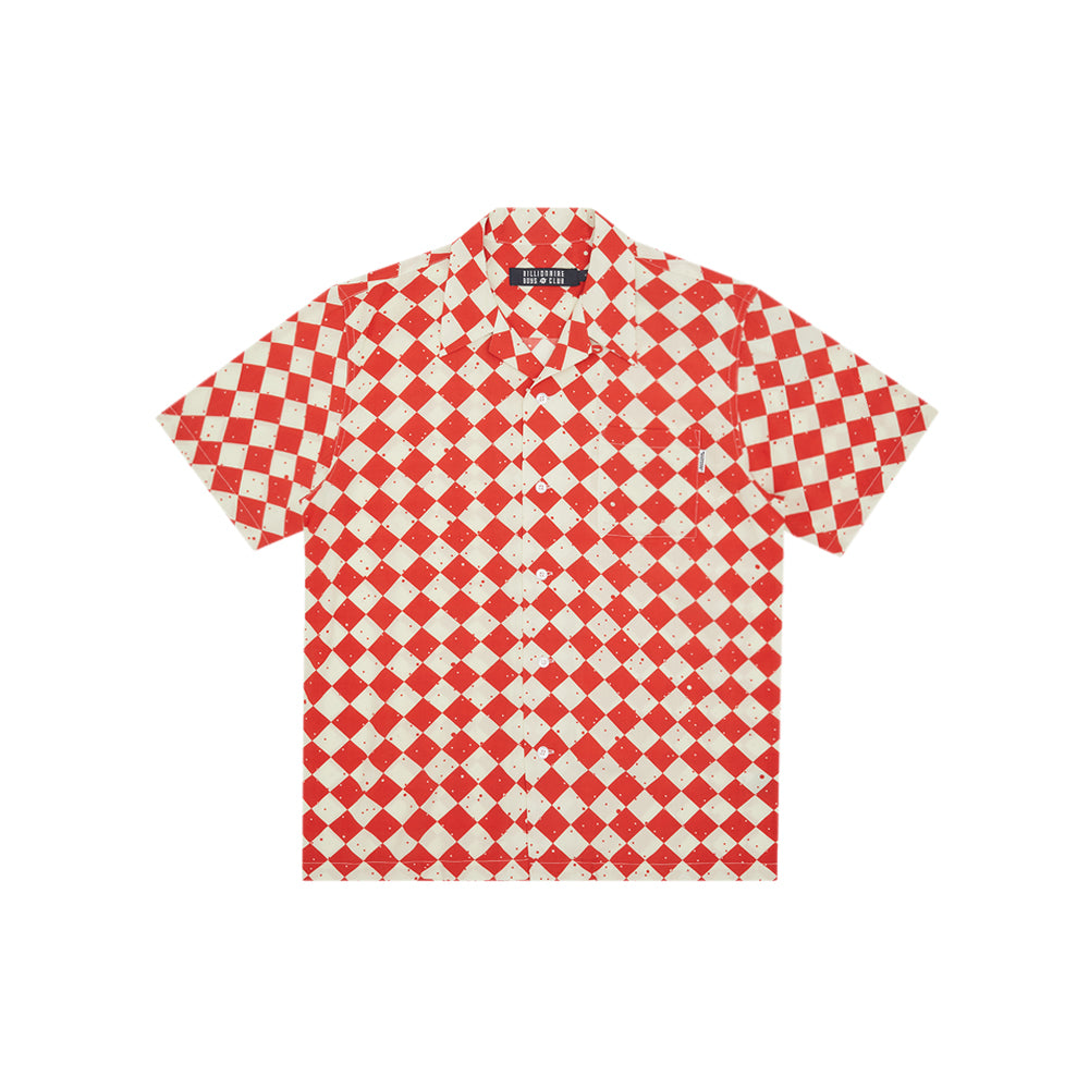 Space Check S/S Shirt (Red)