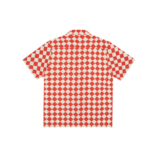 Space Check S/S Shirt (Red)