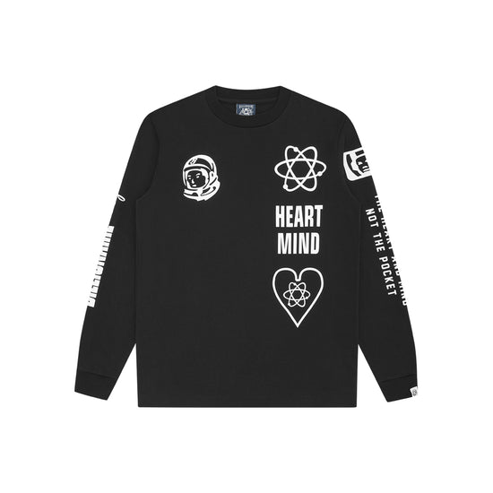 Multi Print L/S T-Shirt (Black)