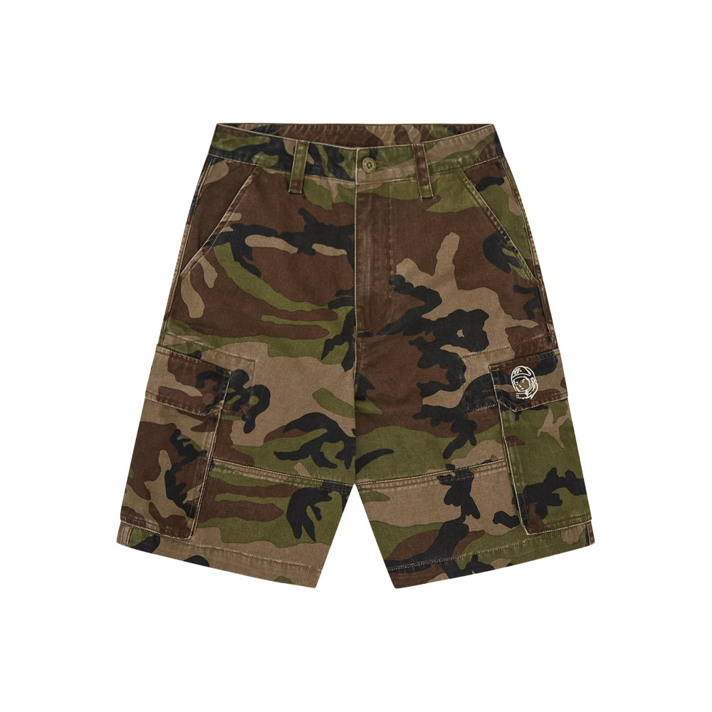 Distressed Camo Cargo Shorts - Camo