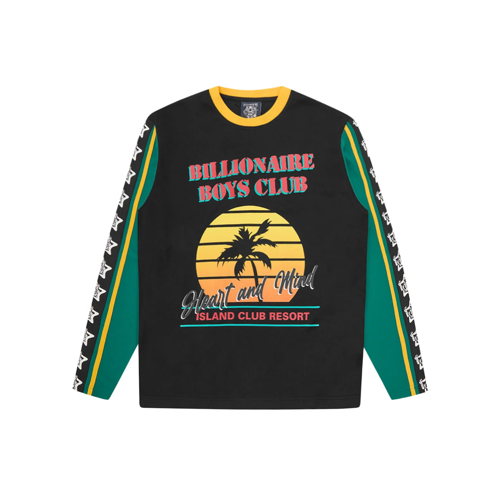 Resort Sport Rib LS T-Shirt - Black