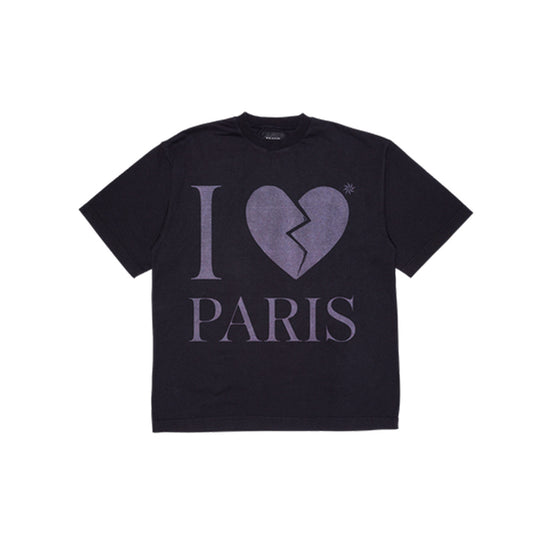 Paris Boxy Tee (Black)