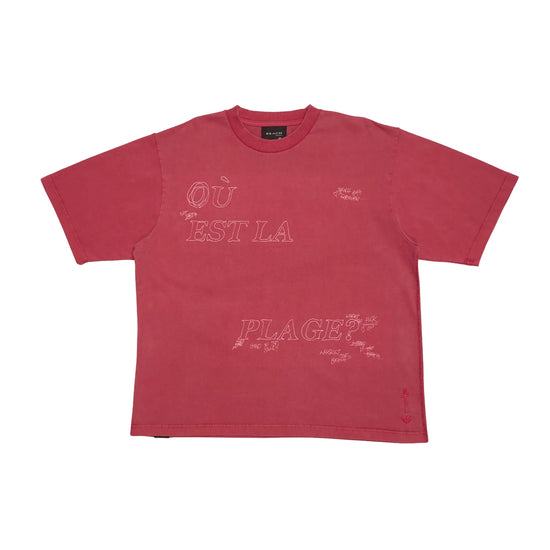 LA Plage Tee (Red)