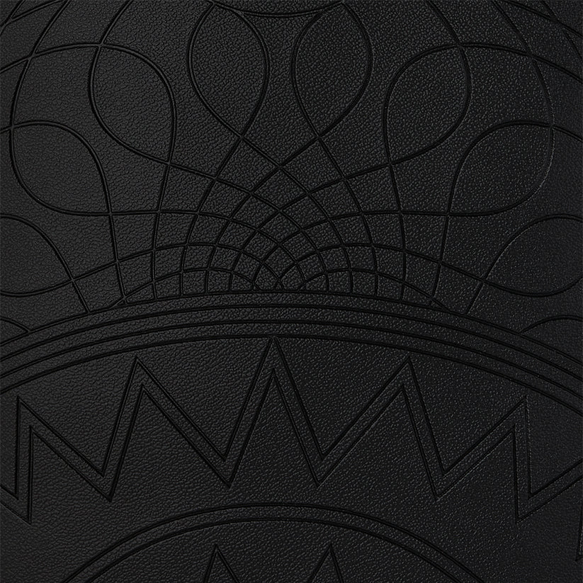 Tonal Monogram Emboss Shark Backpack - Black