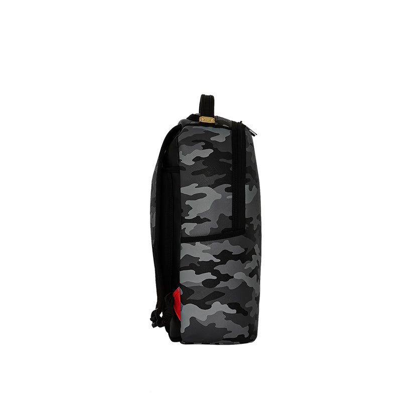Spray Split Night Camo Dlxsv Backpack - Black