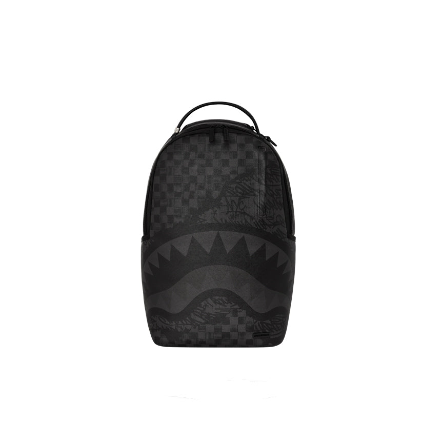 Torn Graff Check Dlxsv Backpack - Black