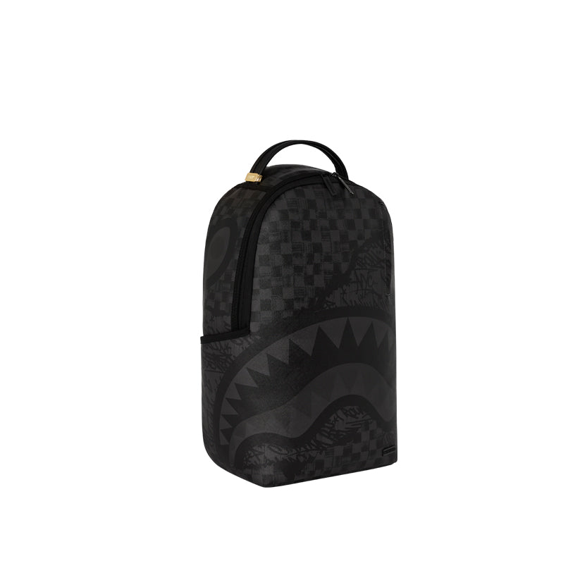 Torn Graff Check Dlxsv Backpack - Black