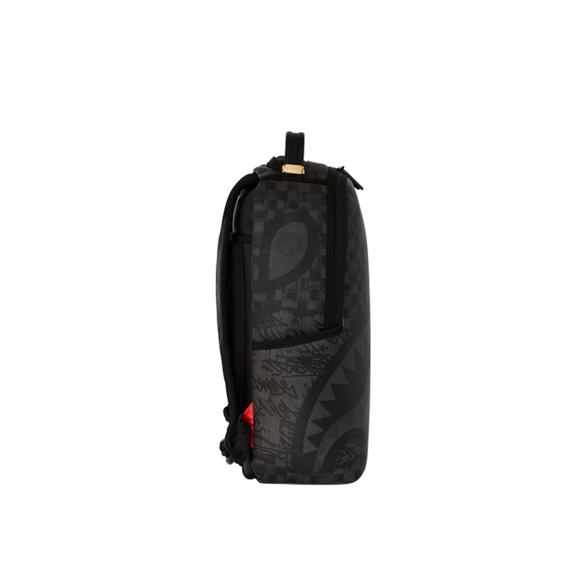 Torn Graff Check Dlxsv Backpack - Black