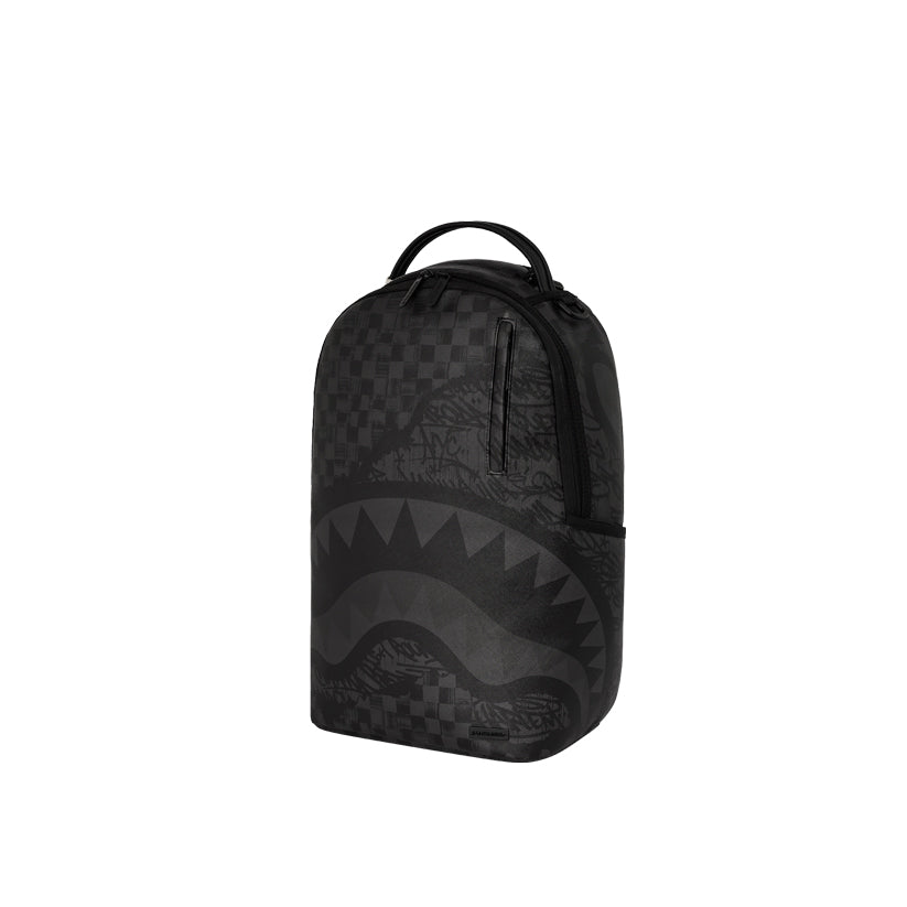 Torn Graff Check Dlxsv Backpack - Black