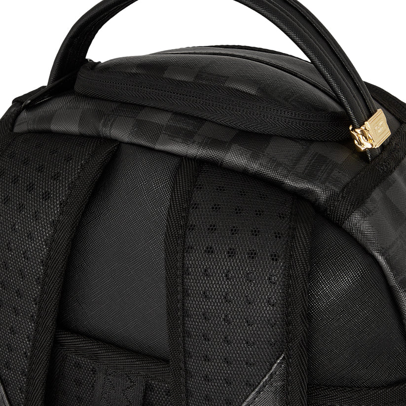 Torn Graff Check Dlxsv Backpack - Black