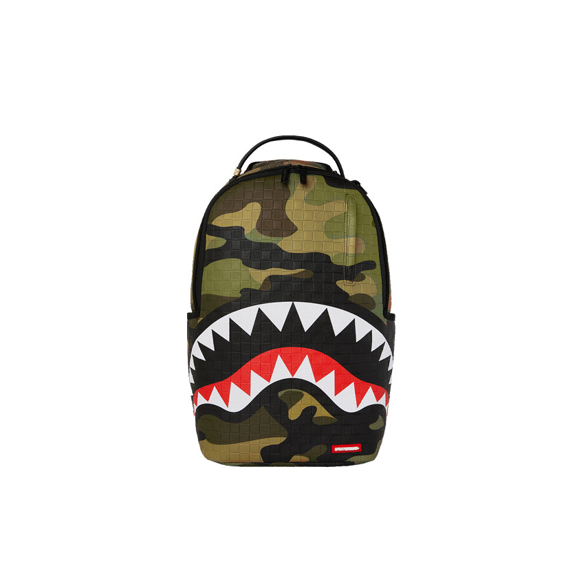 Woodland Camo Check Backpack - Camo