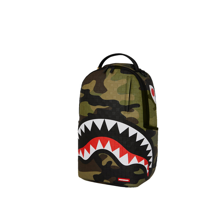 Woodland Camo Check Backpack - Camo