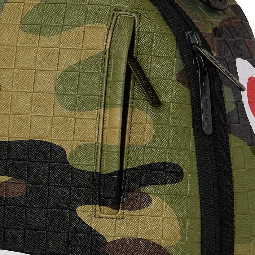 Woodland Camo Check Backpack - Camo