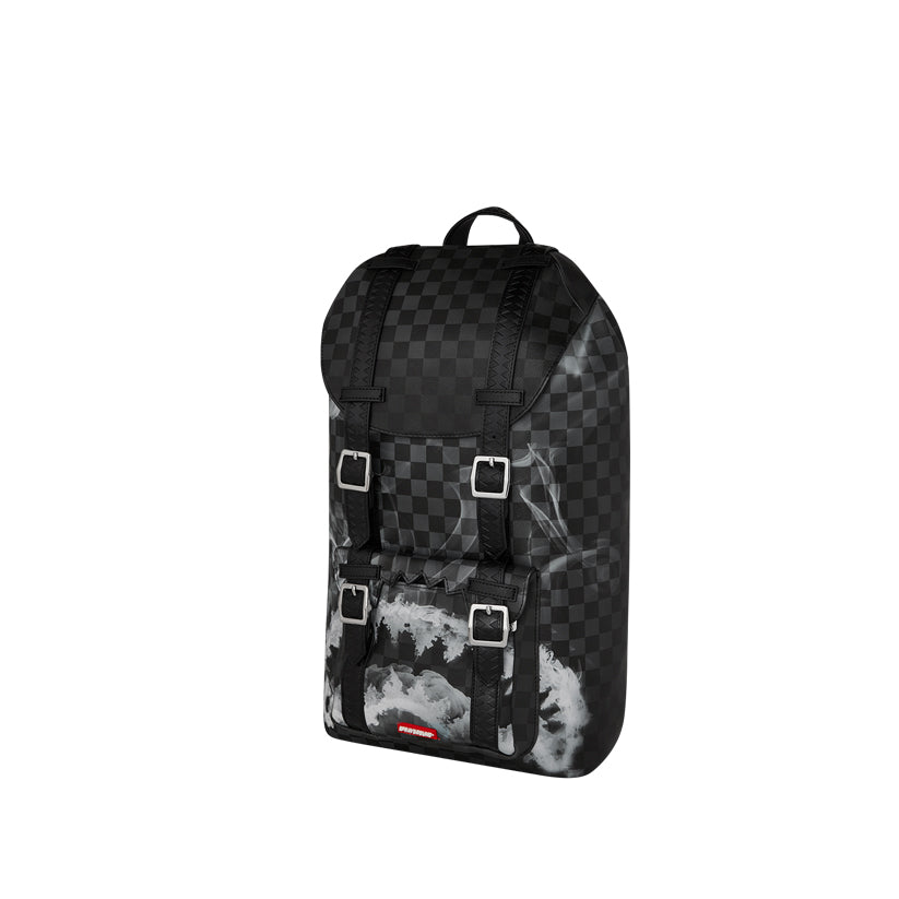 Sip N' Smoke Hills Backpack - Black/White