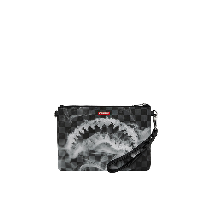 Sip N’ Smoke Crossover Clutch - Black/White