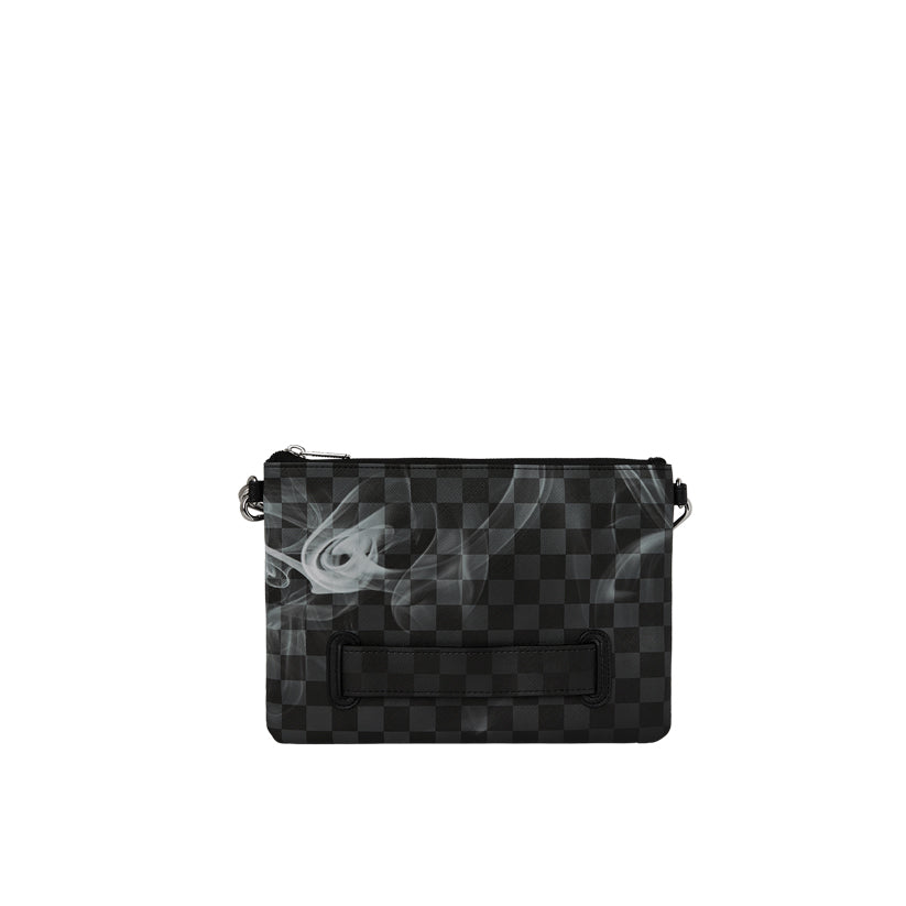 Sip N’ Smoke Crossover Clutch - Black/White