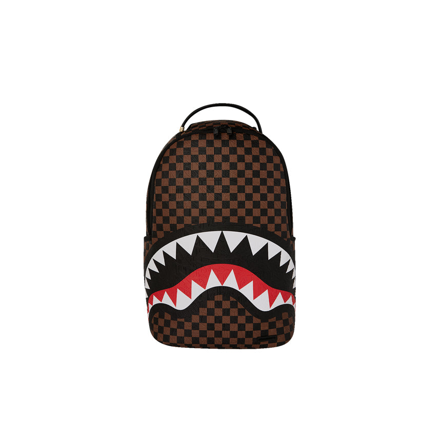 Check 2 Emboss Backpack - Brown