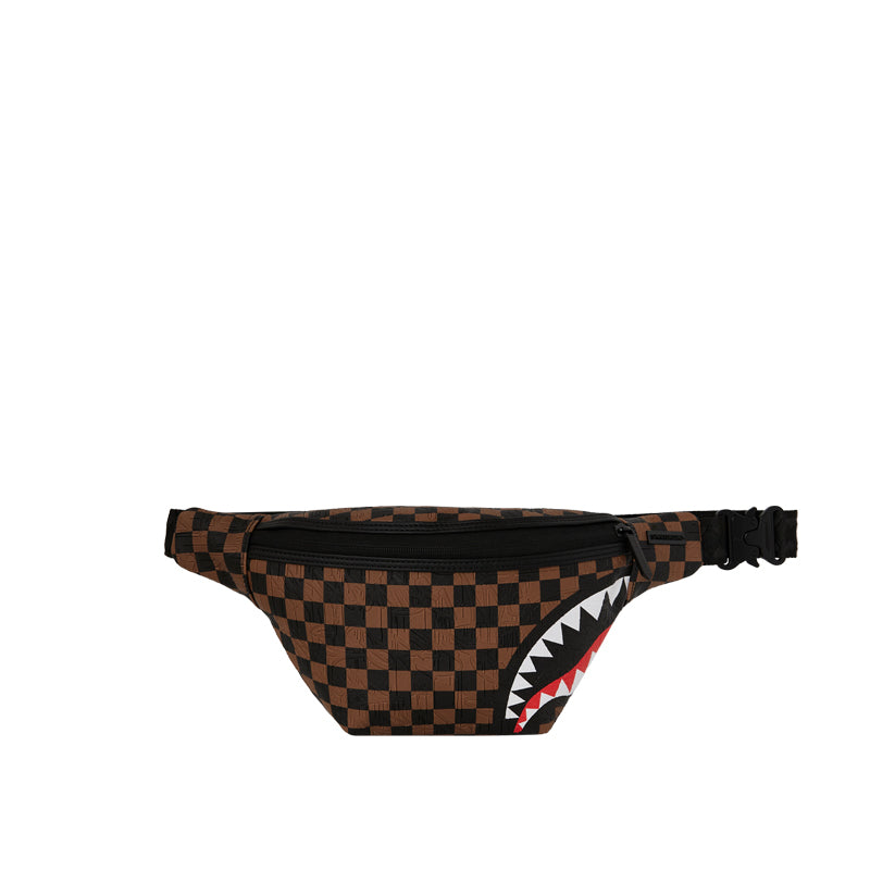 Check 2 Emboss Savvy Crossbody - Brown