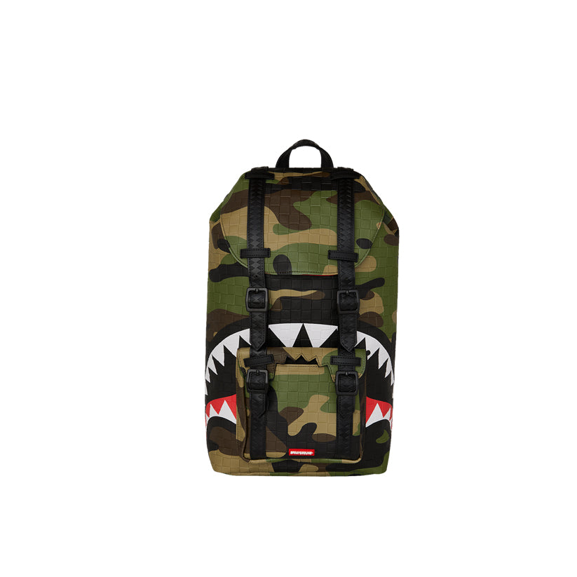 Woodland Camo Check Hills Backpack - Camo