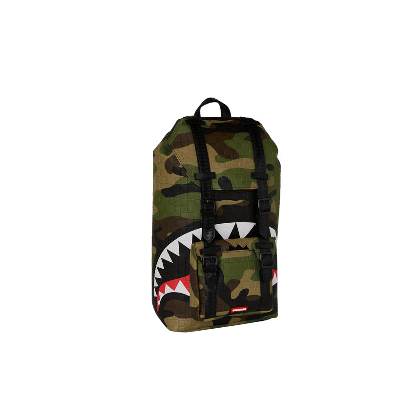 Woodland Camo Check Hills Backpack - Camo