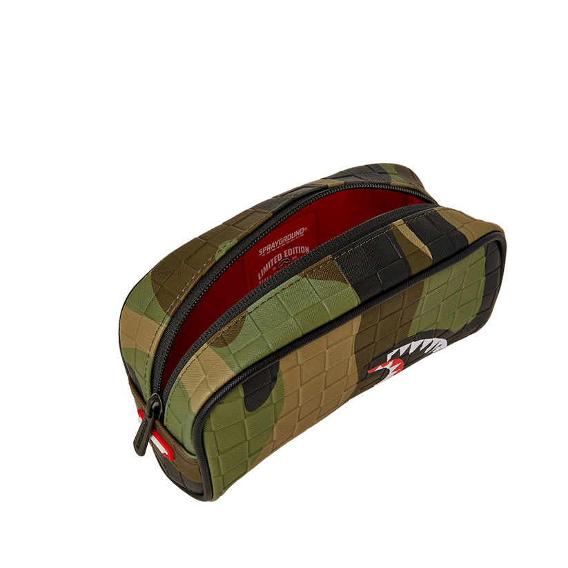 Woodland Camo Check Pouch - Camo