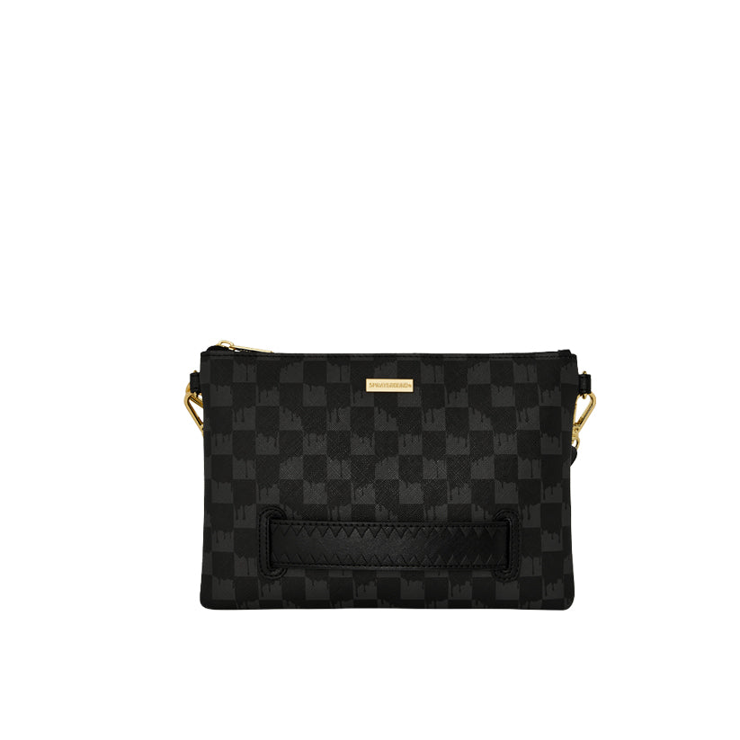 Crown Drip Check x Ka1 Clutch Brown - Black