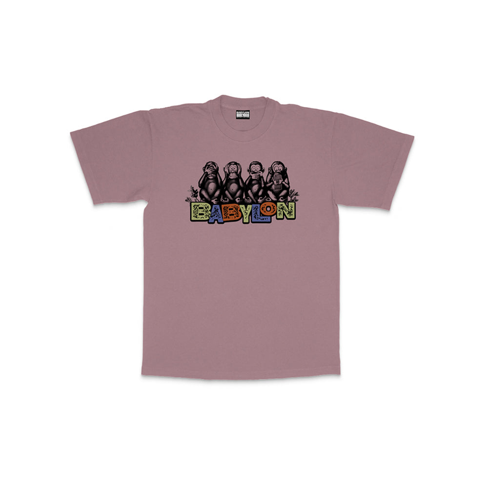 Monkey Business Tee (Mauve)