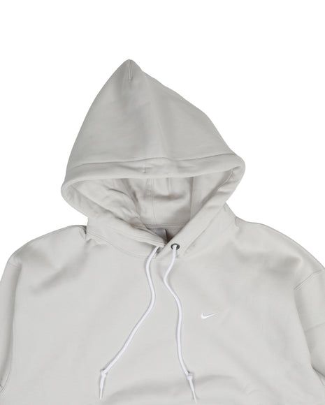 Solo Swoosh Fleece PO Hoodie (Light Bone/White)