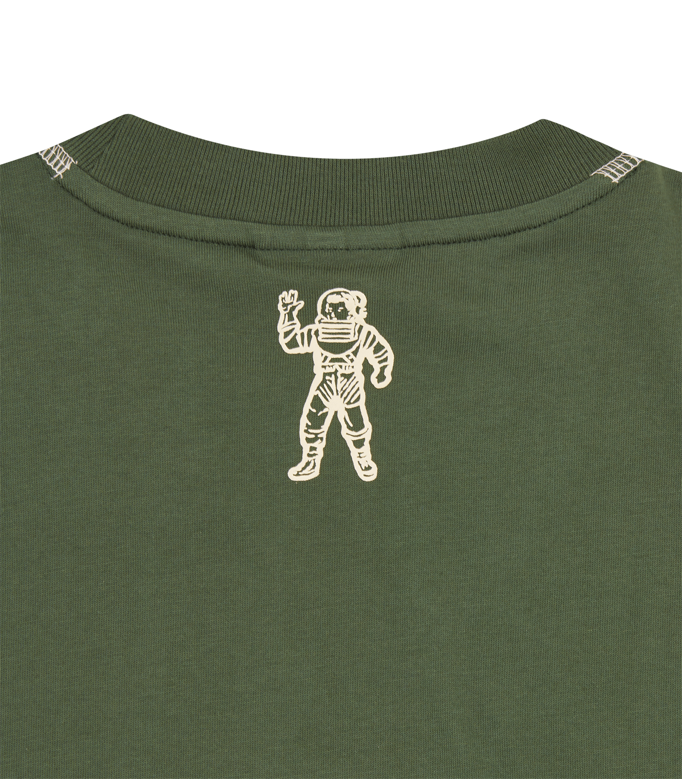 Puff Small Arch Logo Contrast Stitch T-Shirt (Green)