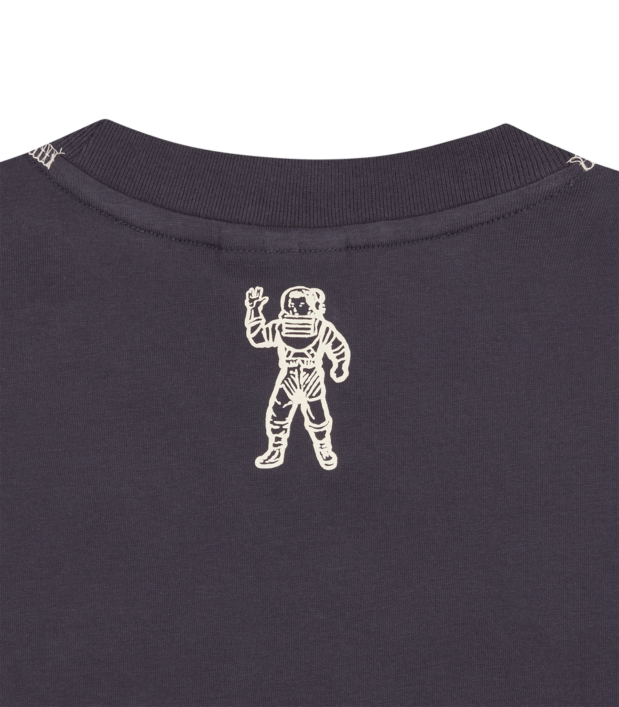 Puff Small Arch Logo Contrast Stitch T-Shirt (Navy)