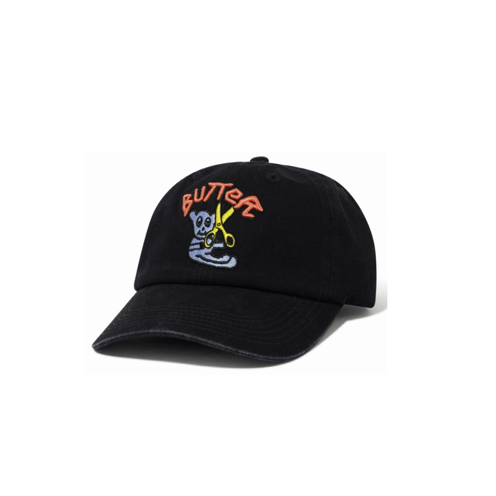 Bear 6 Panel Cap (Black)