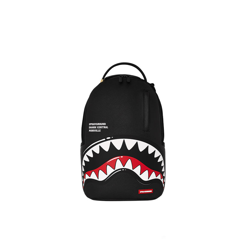 Black Toon Shark Mini Dlx Backpack - Black