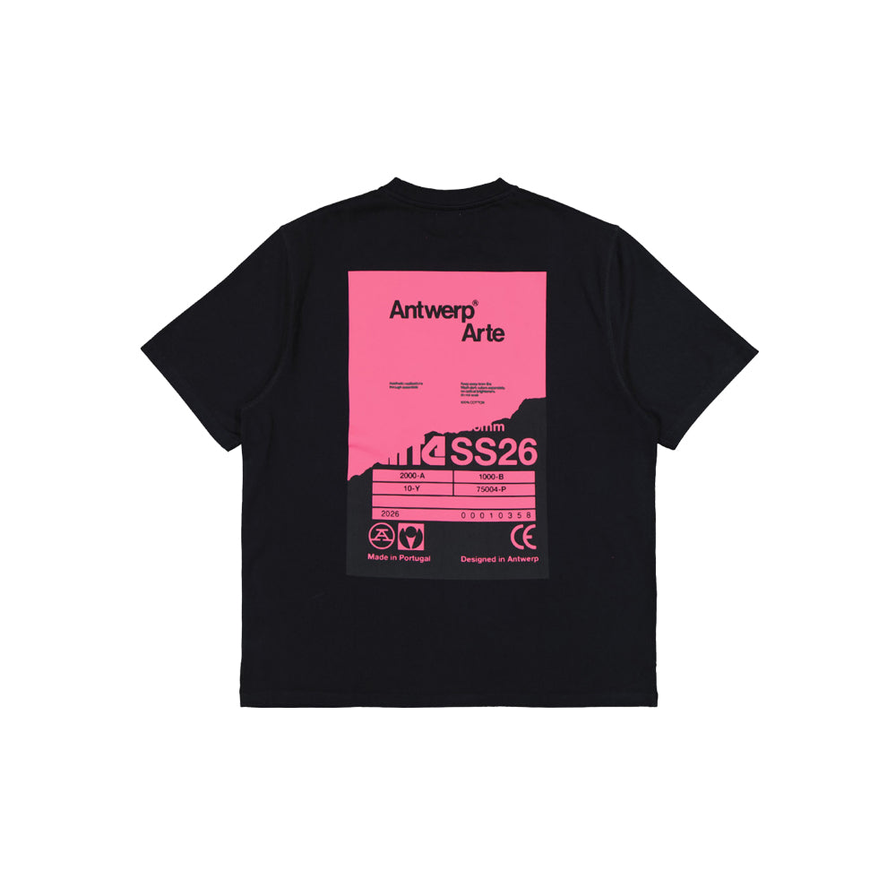 Back Poster T-shirt - Black