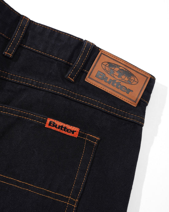 Baggy Denim Jeans (Washed Black)