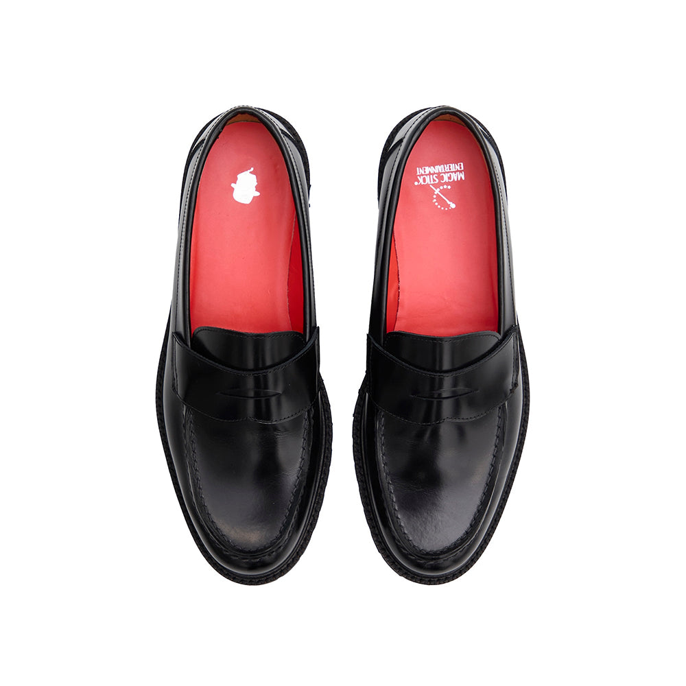 Basic Coin Loafer By Tomo And Co - Gloss Black