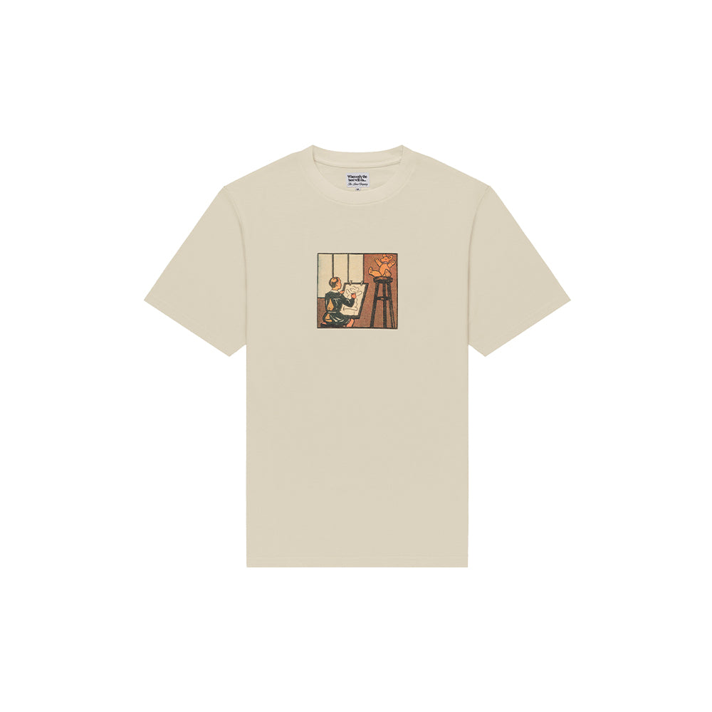 Bear T-Shirt - Beige