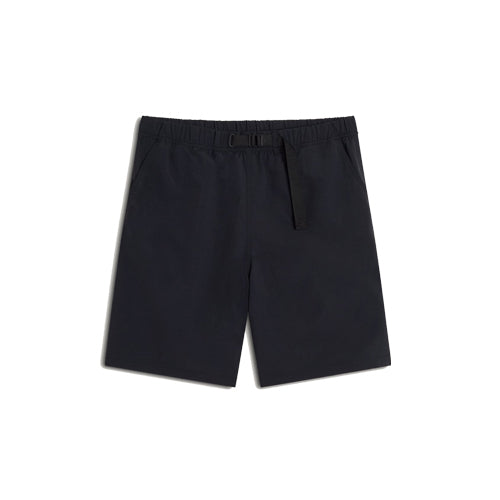 Belted Technical Shorts - Black